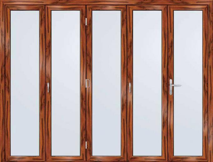 aluminium folding tempered glass sliding glass door system price